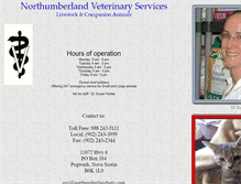 Tablet Screenshot of northumberlandvets.com